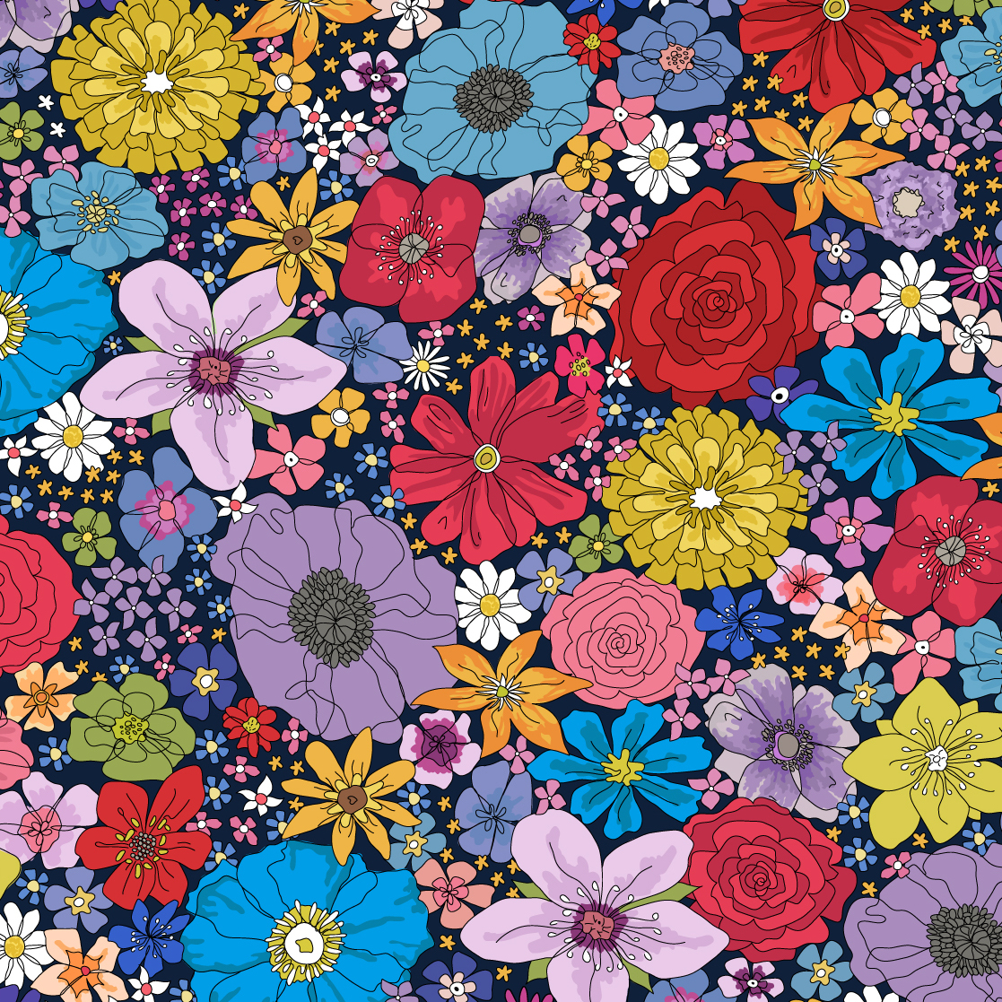 The Rainbow Garden - Fat Quarters - Image 10
